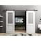 Sartodoors Sturdy Dbl Barn Door 48 x 96in W/, White Silk W/ Frosted Glass, 13FT Rail Hangers Heavy Set LUCIA8822DB-WS-4896 - alternate 7